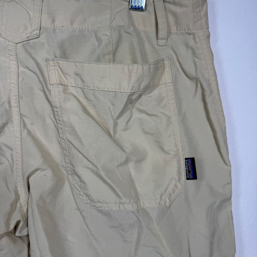 Patagonia Women's Sz 4 Khaki Tan Polyamide Hiking Cargo Pants Straight Leg 11477 - Picture 10 of 10
